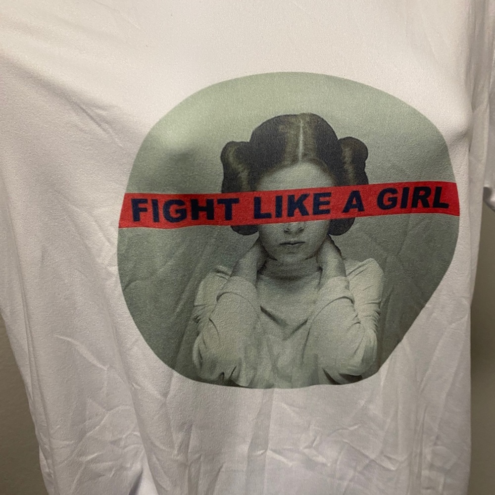 Princess Leia “Fight Like a Girl” Stretchy T-Shirt